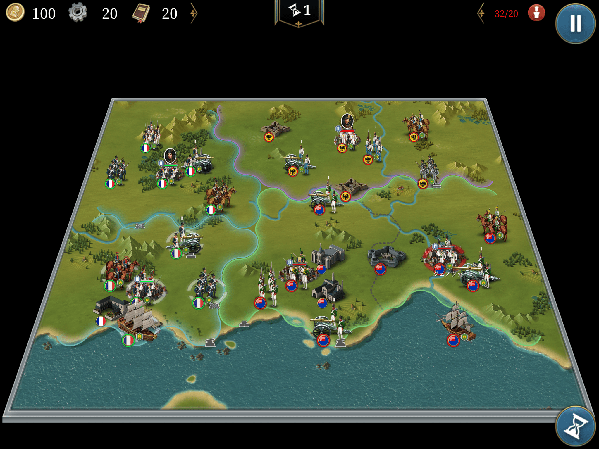 ジェノヴァへの陽動作戦