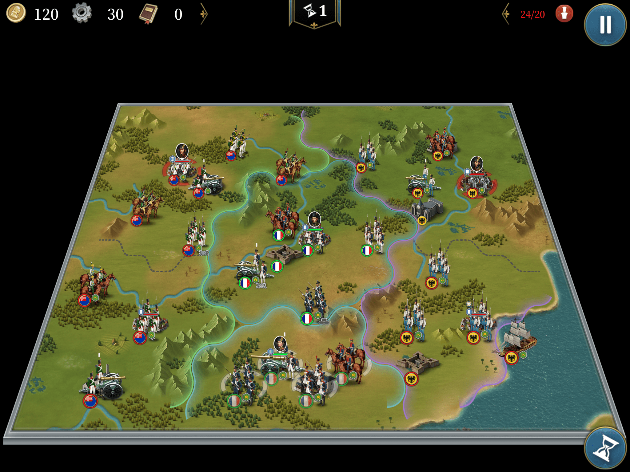 モンテノテへの侵攻